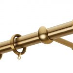 Κουρτινόβεργα Zogometal E0480 Φ25 Single Tube – Double Rail σε χρώμα νίκελ ματ, χρυσό ματ και μπρονζέ (Αντιγραφή)